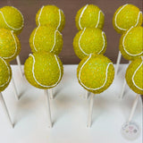 Tennis Ball Cake Pops-Cake Ballerina-Cake Pops