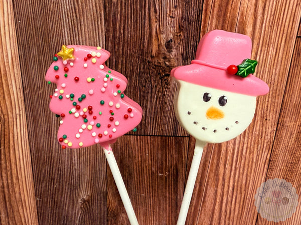 Pink Frosty Cake Pops-Cake Ballerina-Cake Pops