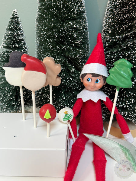 Elf Christmas DIY-Cake Ballerina-Cake Pops