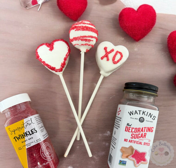 Dye-free Valentine’s Cake Pops-Cake Ballerina-Cake Pops