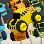 Monster Truck Cake Pops-Cake Ballerina-Cake Pops