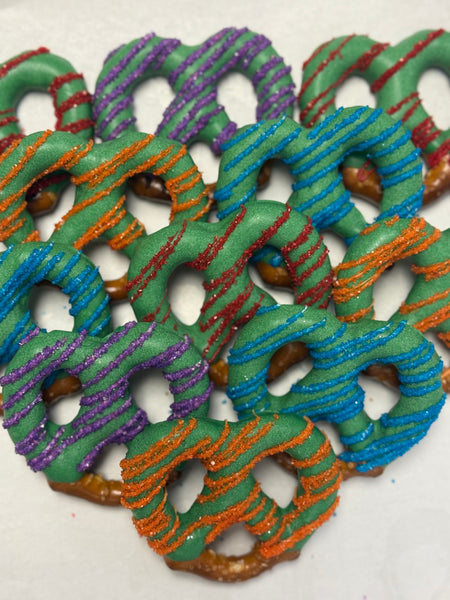 Ninja Turtle Themed Pretzels
