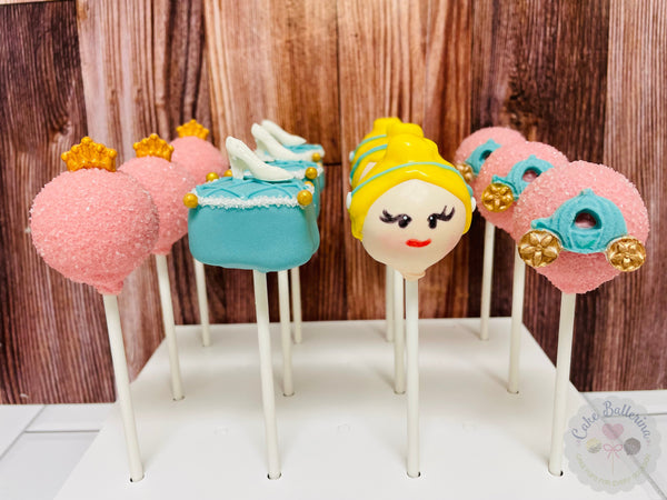 Cinderella Cake Pops-Cake Ballerina-Cake Pops