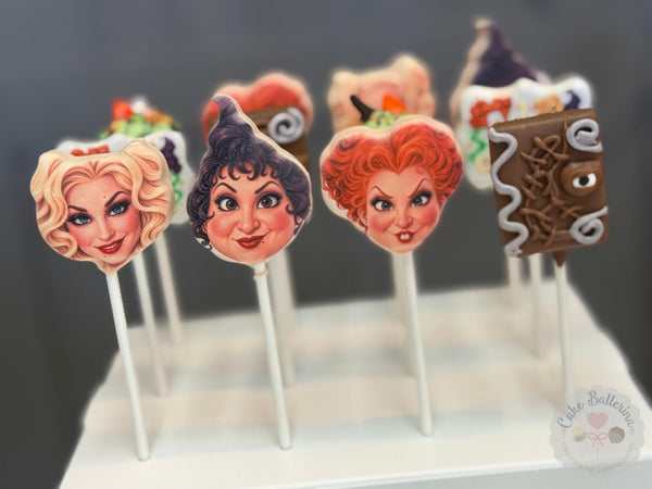 Hocus Pocus Themed Cake Pops-Cake Ballerina-Cake Pops