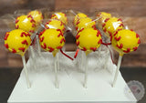 Softball Cake Pops-Cake Ballerina-Cake Pops