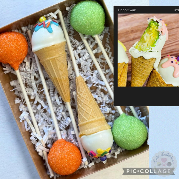 April Fools Prank Box-Cake Ballerina-Cake Pops