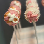 Bear Themed Baby Shower Cake Pops-Cake Ballerina-Cake Pops