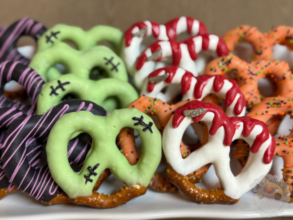 Halloween Dipped Pretzels-Cake Ballerina-Cake Pops