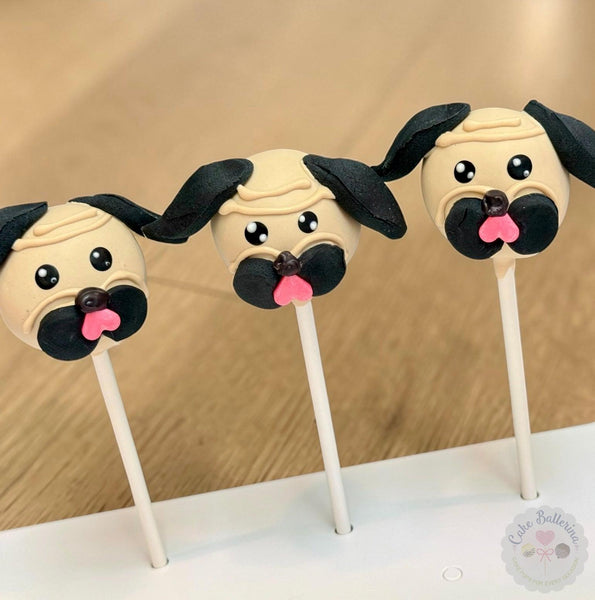 Pug Cake Pops-Cake Ballerina-Cake Pops