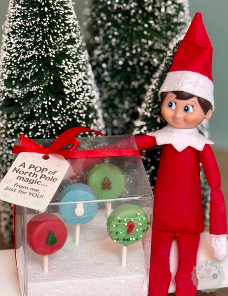 Elf gift box - 5 Mini Cake Pops-Cake Ballerina-Cake Pops