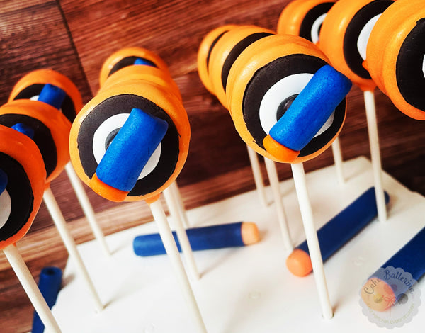 Nerf Cake Pops-Cake Ballerina-Cake Pops