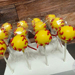 Softball Cake Pops-Cake Ballerina-Cake Pops