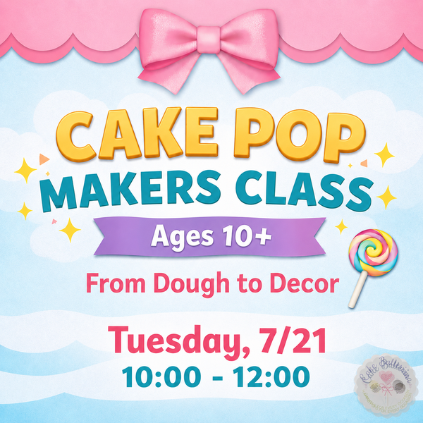 From Dough to Decor Cake Pop Class-Cake Ballerina-Cake Pops
