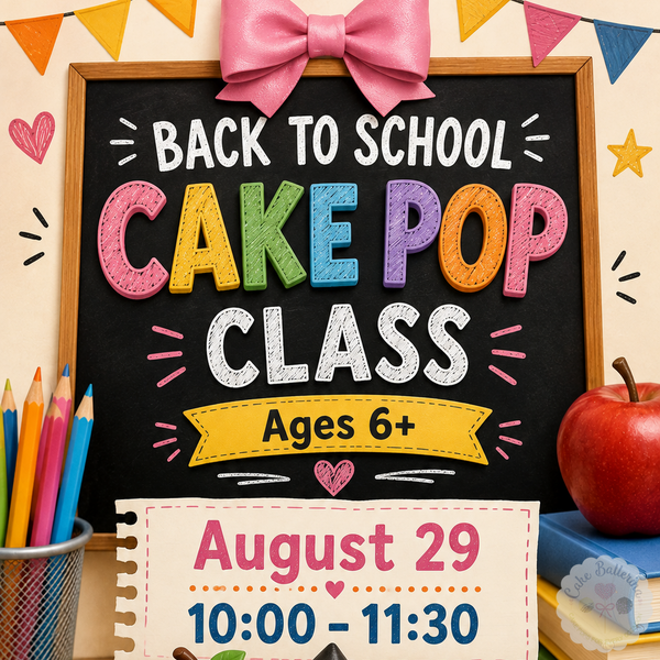 Dip & Decorate: Kids Cake Pop Class 10:00-Cake Ballerina-Cake Pops