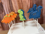Dinosaur Cake Pops-Cake Ballerina-Cake Pops