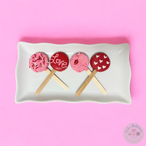 Gluten Free Valentine’s Oreos-Cake Ballerina-Cake Pops