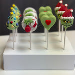 Grinch Cake Pops-Cake Ballerina-Cake Pops