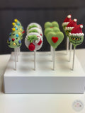 Grinch Cake Pops-Cake Ballerina-Cake Pops