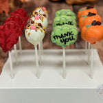 Fall themed Thank you dozen-Cake Ballerina-Cake Pops