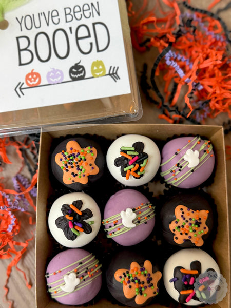 You’ve Been Booed Box-Cake Ballerina-Cake Pops