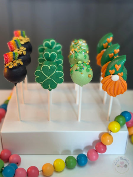 St. Patrick’s Day Dozen-Cake Ballerina-Cake Pops