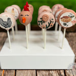 Farm Chicken Cake Pops-Cake Ballerina-Cake Pops