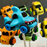 Monster Truck Cake Pops-Cake Ballerina-Cake Pops