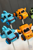 Monster Truck Cake Pops-Cake Ballerina-Cake Pops