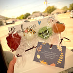 Fall themed Thank you dozen-Cake Ballerina-Cake Pops