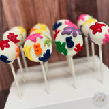 Paint Ball Birthday Cake Pops-Cake Ballerina-Cake Pops