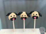 Pug Cake Pops-Cake Ballerina-Cake Pops