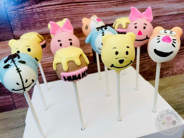 Winnie the Pooh Party Package - 36 treats-Cake Ballerina-Cake Pops