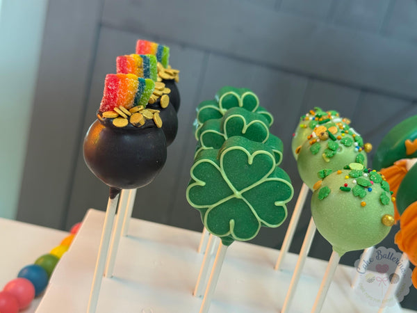 St. Patrick’s Day Dozen-Cake Ballerina-Cake Pops