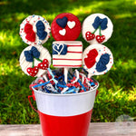 Red, White & Bougie Gift Bundle-Cake Ballerina-Cake Pops