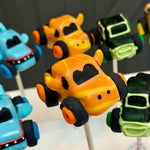 Monster Truck Cake Pops-Cake Ballerina-Cake Pops