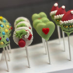 Grinch Cake Pops-Cake Ballerina-Cake Pops