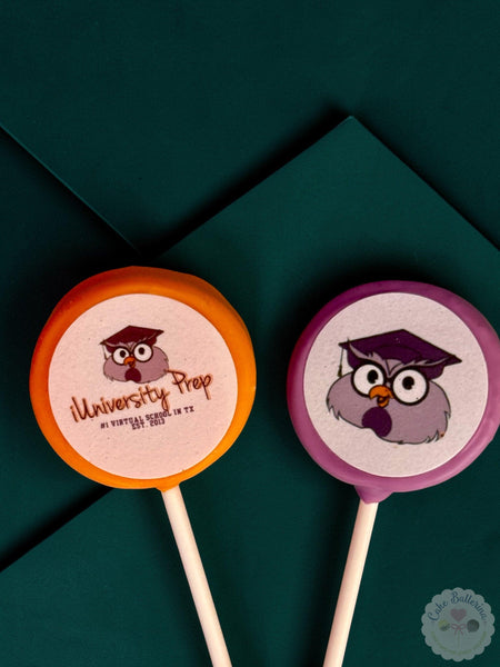 Custom Corporate Logo Cake Pops – 3 Dozen Minimum-Cake Ballerina-Cake Pops