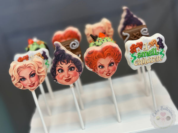 Hocus Pocus Themed Cake Pops-Cake Ballerina-Cake Pops