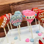 Galentine’s, BFF Dozen-Cake Ballerina-Cake Pops