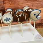 Dallas Cowboys Cake Pops-Cake Ballerina-Cake Pops