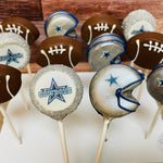 Dallas Cowboys Cake Pops-Cake Ballerina-Cake Pops