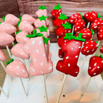 Strawberry Cake Pops-Cake Ballerina-Cake Pops