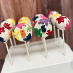 Paint Ball Birthday Cake Pops-Cake Ballerina-Cake Pops