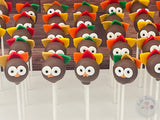 Turkey Cake Pops-Cake Ballerina-Cake Pops