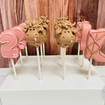 Moo Moo I'm Two Highland Cow Cake Pops-Cake Ballerina-Cake Pops