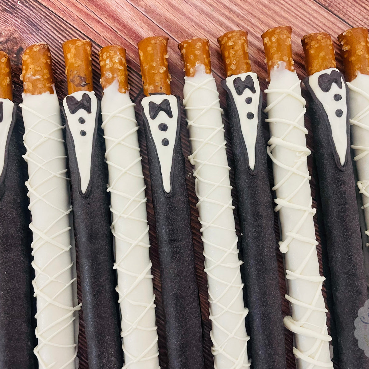 Bride and Groom Rods exclusive at Cake Ballerina