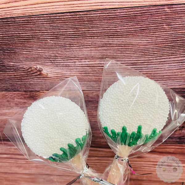 Golf Themed Gluten Free Oreos-Cake Ballerina-Cake Pops