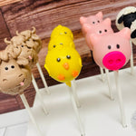 Barn Yard, Farm Animal Cake Pops-Cake Ballerina-Cake Pops