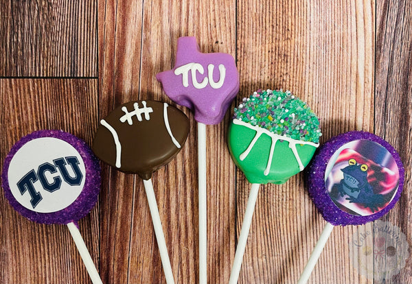 TCU Cake Pops-Cake Ballerina-Cake Pops