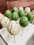 Dinosaur Egg Cake Pops-Cake Ballerina-Cake Pops